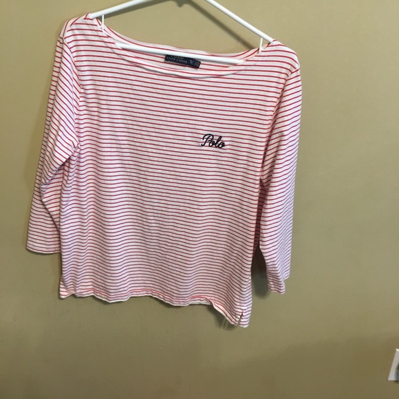 Striped Polo Blouse - Picture 2 of 5